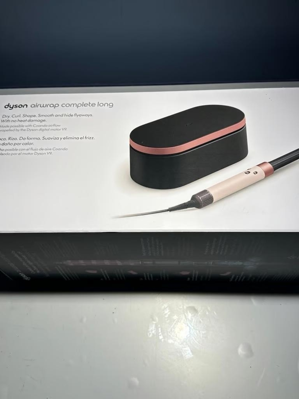New in sealed box Ceramic Pink and Rose Gold Dyson Airwrap Multi-Styler